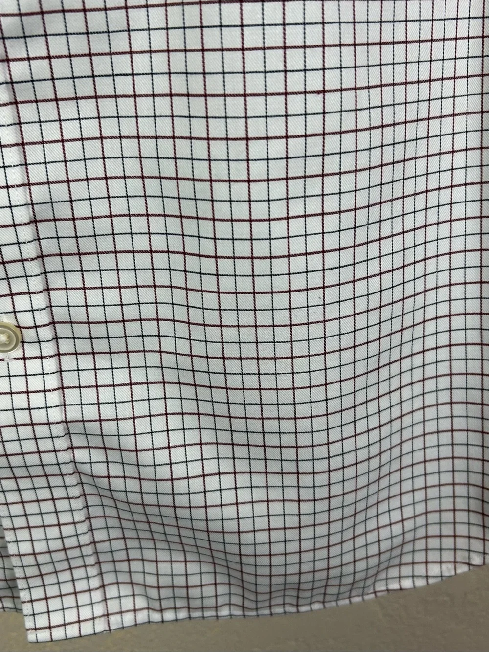 Choose 5 for $30 Banana Republic White and Black Grid Dress Shirt